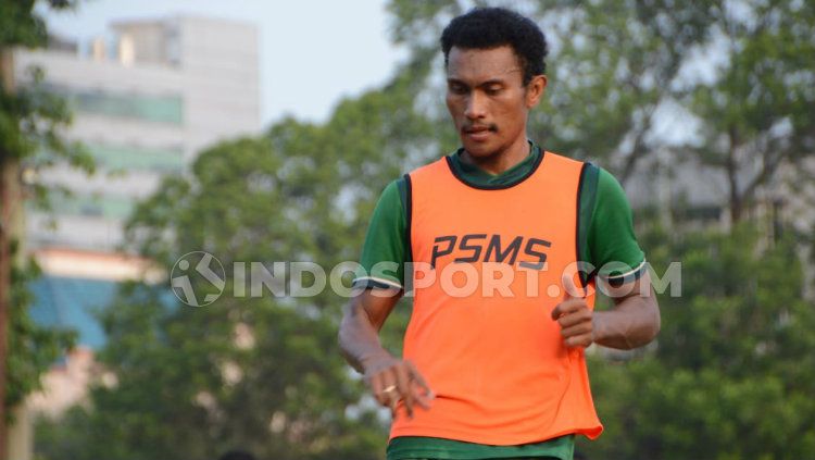 Striker anyar PSMS Medan, Tri Handoko. Copyright: &copy; Aldi Aulia Anwar/INDOSPORT
