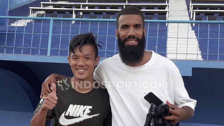 Dua pemain asing Arema FC di Liga 1 2019, Takafumi Akahoshi. Copyright: © IAN SETIAWAN/INDOSPORT