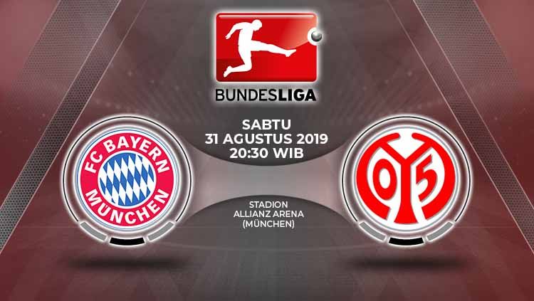 Prediksi Pertandingan Bundesliga Bayern Munchen Vs Mainz Indosport