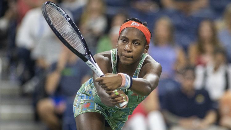 Cori 'Coco' Gauff di AS Terbuka 2019. Copyright: © Tim Clayton/Corbis via Getty Images