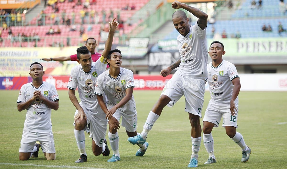 David da Silva berhasil mencetak gol di laga debutnya bersama Persebaya Surabaya di Liga 1 2019 Copyright: © Herry Ibrahim/INDOSPORT