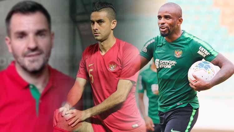 Simon McMenemy, Otavio Dutra, dan Greg Nwokolo. Copyright: © INDOSPORT