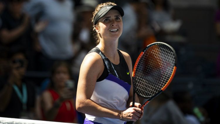 Elina Svitolina melaju ke semifinal AS Terbuka 2019 usai mengalahkan Johanna Konta. Copyright: © TPN/Getty Images