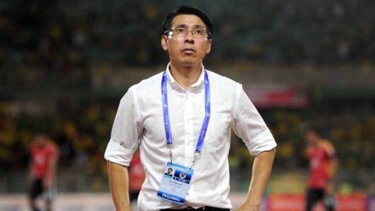 Pelatih Timnas Malaysia, Tan Cheng Hoe. Copyright: © foxsportsasia.com
