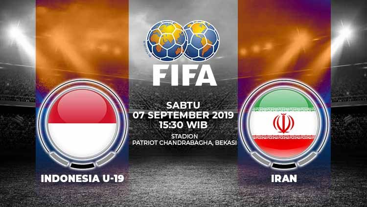 Pertandingan Indonesia U-19 vs Iran. Copyright: © Grafis: Yanto/Indosport.com
