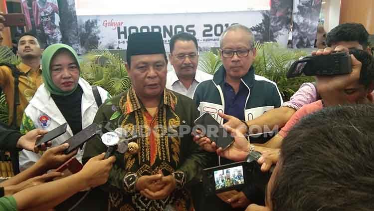 Buka Gebyar Haornas 2019, Gubernur Kalimantan Selatan sentil Timnas Indonesia keok dari Malaysia. Copyright: © Zainal Hasan/INDOSPORT