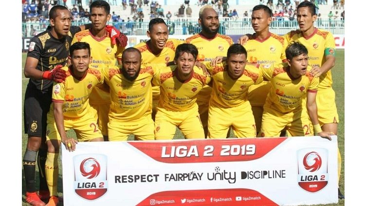 Skuat Sriwijaya FC di Liga 2 2019. Copyright: © Media Sriwijaya FC