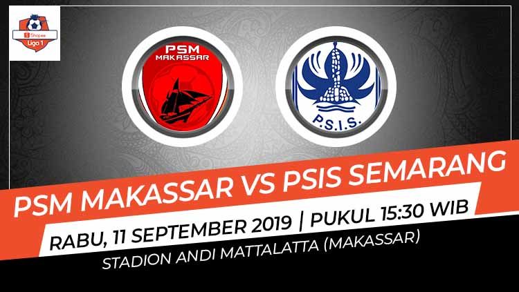 Pertandingan PSM Makassar vs PSIS Semarang. Copyright: © Grafis: Football265.com