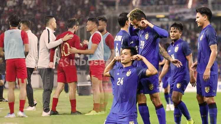 Laga Timnas Indonesia vs Thailand di Kualifikasi Piala Dunia 2022 sep penonton Copyright: © Herry Ibrahim/INDOSPORT/AFF