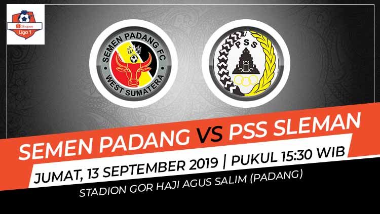 Pertandingan Semen Padang vs PSS Sleman. Copyright: © Grafis: Indosport.com