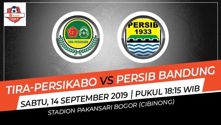 Laga pertama putaran kedua Shopee Liga 1 antara Tira-Persikabo melawan Persib Bandung pada Sabtu (14/9/19) pukul 18.15 WIB bisa disaksikan di Vidio.com. Copyright: © Grafis: Indosport.com
