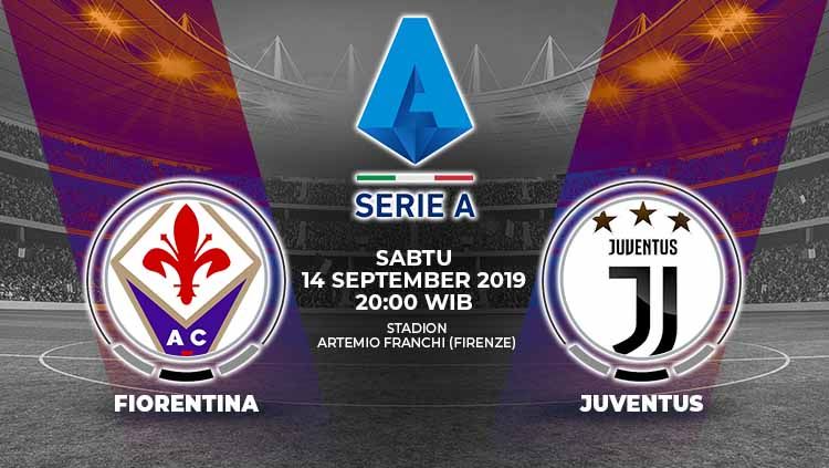 Fiorentina vs Juventus menghiasi laga pekan ketiga Serie A Italia 2019/20. Copyright: © Grafis: Indosport.com