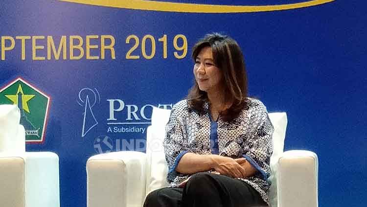 Kabid Bina Prestasi PBSI, Susy Susanti mengaku bisa mengandalkan sektor tunggal putri untuk meraih medali emas SEA Games 2019. Copyright: © Shintya Anya Maharani/INDOSPORT