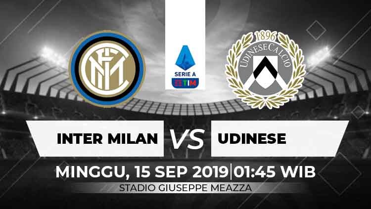 Laga pekan ketiga Serie A Italia 2019/20 antara Inter Milan melawan Udinese, Minggu (15/9/19), pukul 01.45 WIB bisa disaksikan langsung secara live streaming. Copyright: © INDOSPORT