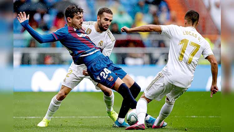 Salah satu rekor istimewa milik Lionel Messi di LaLiga Spanyol secara mengejutkan berhasil dipecahkan oleh Jose Campana, yang bermain untuk Levante. Copyright: © David S. Bustamante/Soccrates/Getty Images