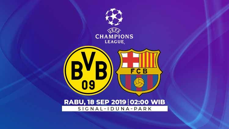 Link live streaming pertandingan Borussia Dortmund vs Barcelona, match day 1 Liga Champions 2019/20 Grup F, Rabu (18/09/19), pukul 02.00 WIB, di Signal Iduna. Copyright: © INDOSPORT
