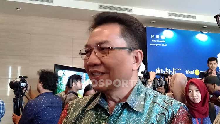 Sekjend PP PBSI, Achmad Budiharto mengonfirmasi bahwa wakil Indonesia akan mengikuti seluruh turnamen bulutangkis yang digelar di Eropa oleh BWF. Copyright: © Shintya Anya Maharani/INDOSPORT