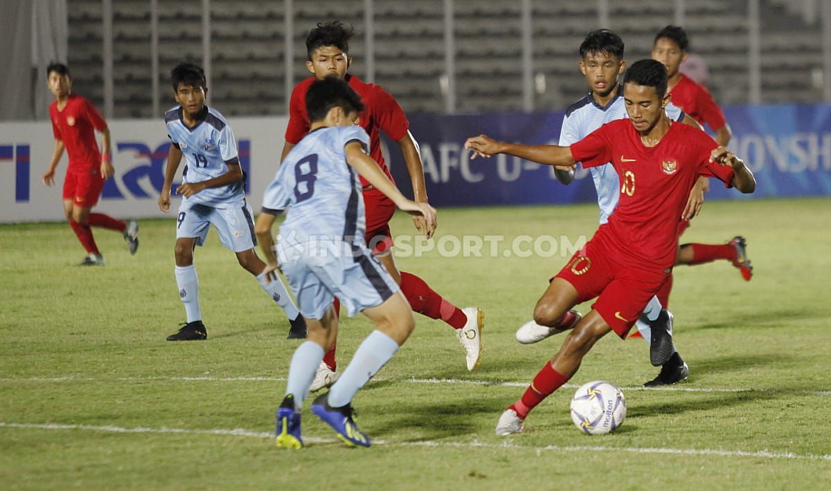 Timnas Indonesia U-16 vs Kepulauan Mariana Utara U-16 Copyright: © Herry Ibrahim/INDOSPORT