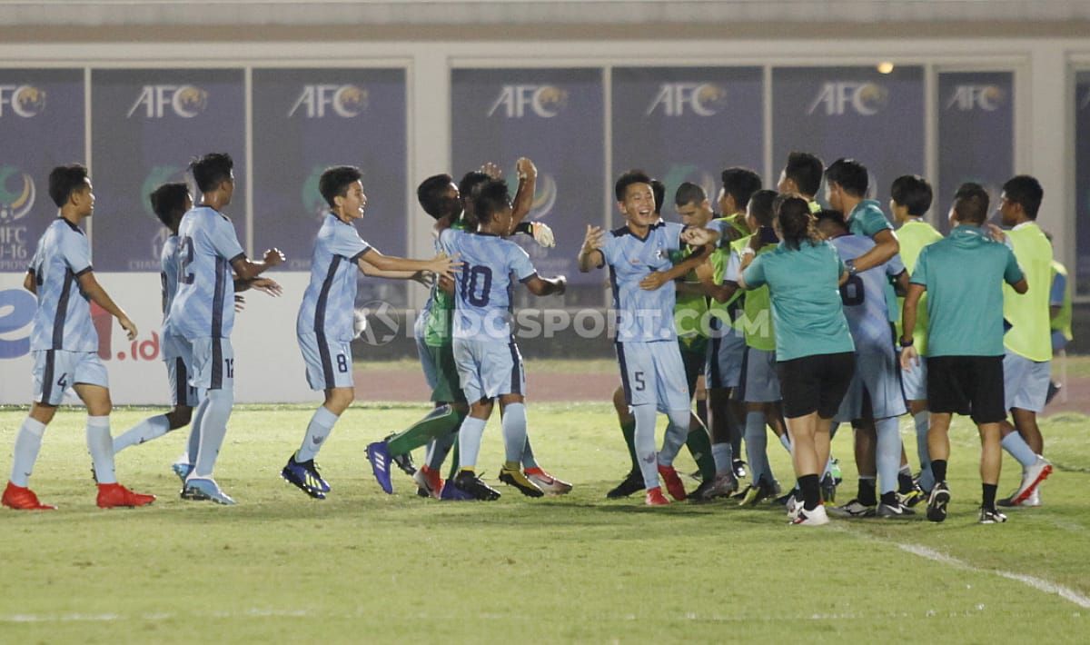 Timnas Indonesia U-16 vs Kep. Mariana Utara U-16 di ajang Kualifikasi Piala Asia U-16 2020. Copyright: © Herry Ibrahim/INDOSPORT