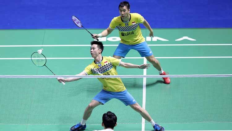 Pertandingan 4 wakil Indonesia di turnamen bulutangkis Fuzhou China Open 2019 di babak perempatfinal, Jumat (08/11/19) bisa dinikmati lewat live streaming. Copyright: © humas PBSI