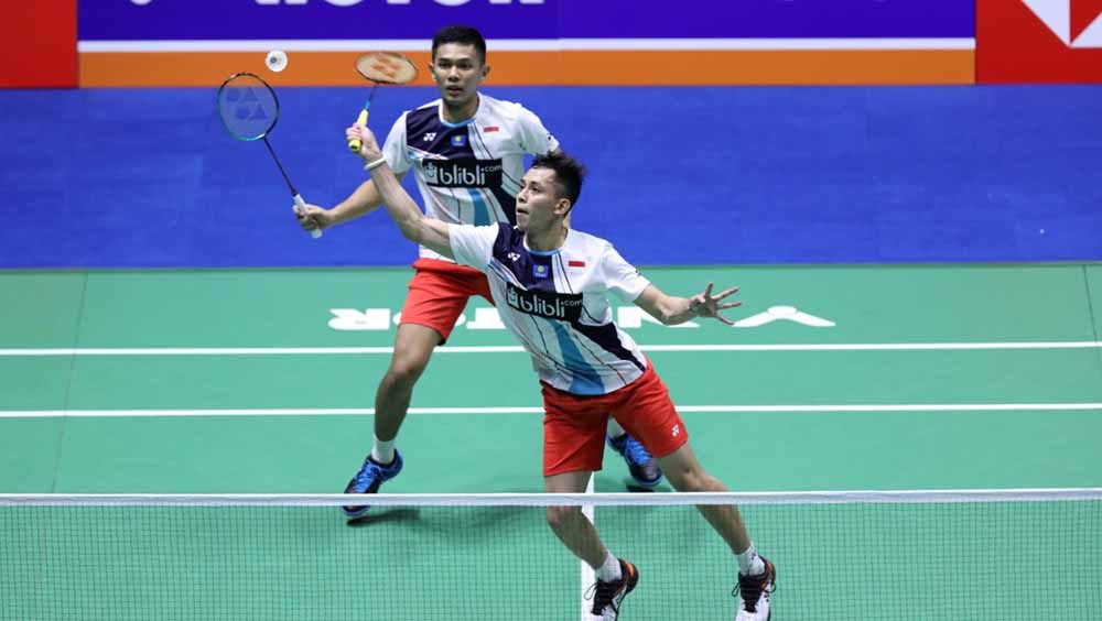 Fajar dan Rian sukses melaju ke semifinal China Open 2019. Copyright: © Humas PBSI