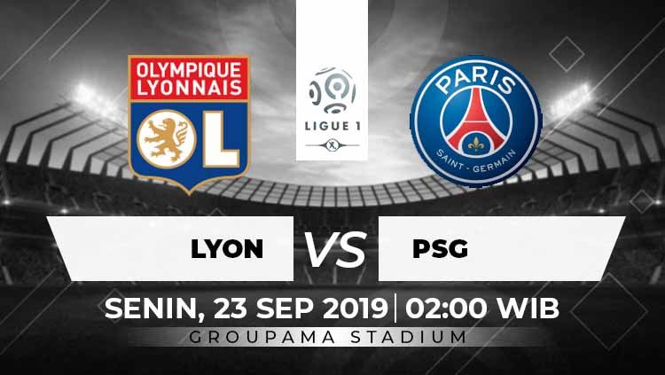 Link live streaming pertandingan Lyon vs Paris Saint-Germain (PSG) pekan ke-6 Ligue 1 Prancis 2019-20, Senin (23/09/19), 02.00 WIB, di Parc Olympique Lyon. Copyright: © INDOSPORT