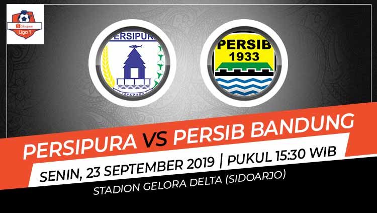 Pertandingan Persipura Jayapura vs Persib Bandung. Copyright: © Grafis: Indosport.com