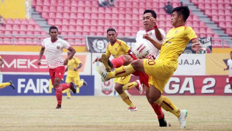 Laga pertandingan antara Sriwijaya FC vs Persibat Batang di Stadion Gelora Sriwijaya, Sabtu (21/09/2019). Copyright: © Alvin Syaptia Pratama/INDOSPORT