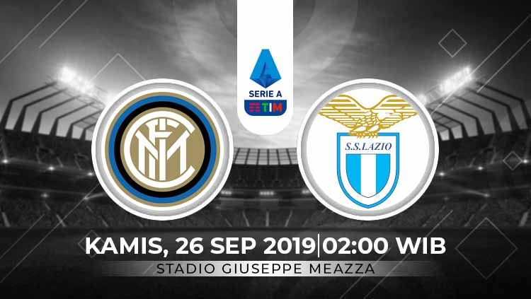 Prediksi pertandingan Inter Milan vs Lazio pada giornata ke-5 Serie A Italia 2019-20, Kamis (26/09/19) dini hari, pukul 02.00 WIB, di Giuseppe Meazza. Copyright: © INDOSPORT