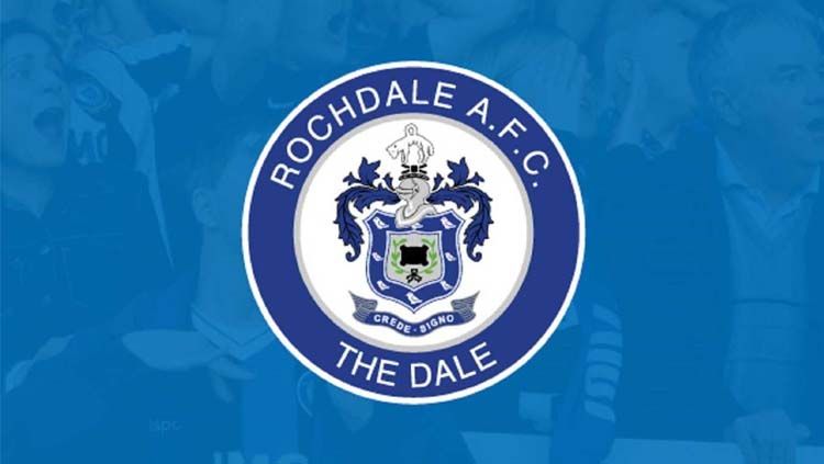 Logo salah satu tim Inggris, Rochdale AFC. Copyright: © imdb.com