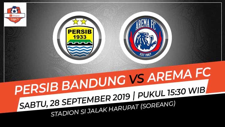 Arema FC menyerahkan jadwal pengganti kepada PT Liga Indonesia Baru, usai laga Shopee Liga 1 2019 vs Persib Bandung pada 28 September nanti harus ditunda. Copyright: © Grafis: Indosport.com
