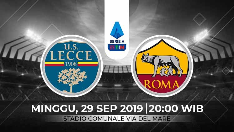 Berikut prediksi pertandingaa Lecce vs AS Roma di Serie A Italia pekan ke-6, Minggu (29/9/19) pukul 20.00 WIB Copyright: © INDOSPORT