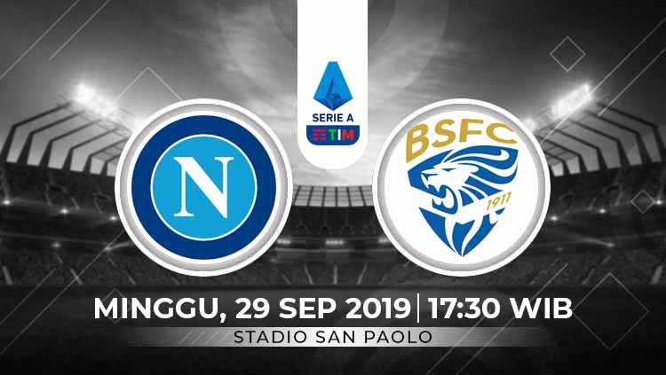 Laga pekan keenam Serie A Italia 2019/20 antara Napoli melawan Brescia pada Minggu (29/9/19) pukul 17.30 WIB menjadi ajang untuk bangkit untuk kedua tim. Copyright: © INDOSPORT