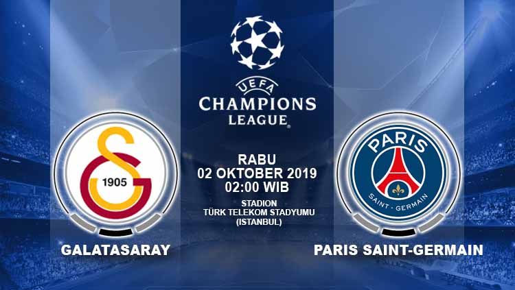 Prediksi pertandingan Galatasaray vs Paris Saint-Germain dalam lanjutan matchday dua Liga Champions 2019/20, Rabu (02/10/19) dini hari WIB. Copyright: © Grafis: Yuhariyanto/INDOSPORT