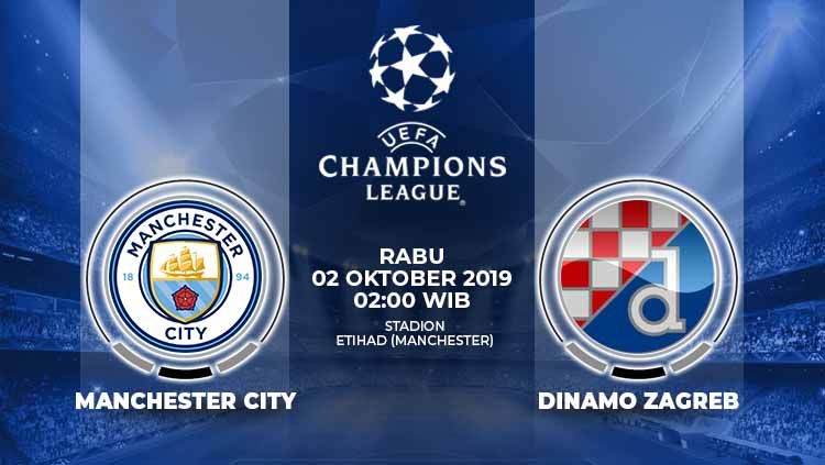 Pertandingan Manchester City vs Dinamo Zagreb. Copyright: © Grafis: Yuhariyanto/INDOSPORT