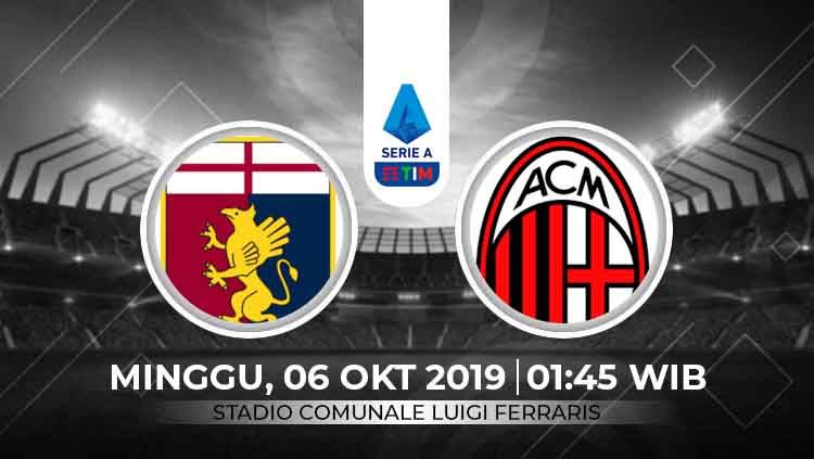 Prediksi Genoa vs AC Milan di Liga Italia. Copyright: © INDOSPORT