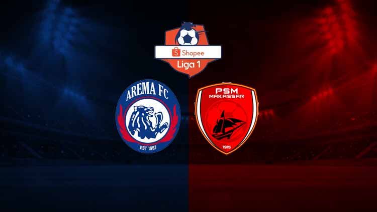 Logo Arema FC vs PSM Makassar Copyright: © INDOSPORT