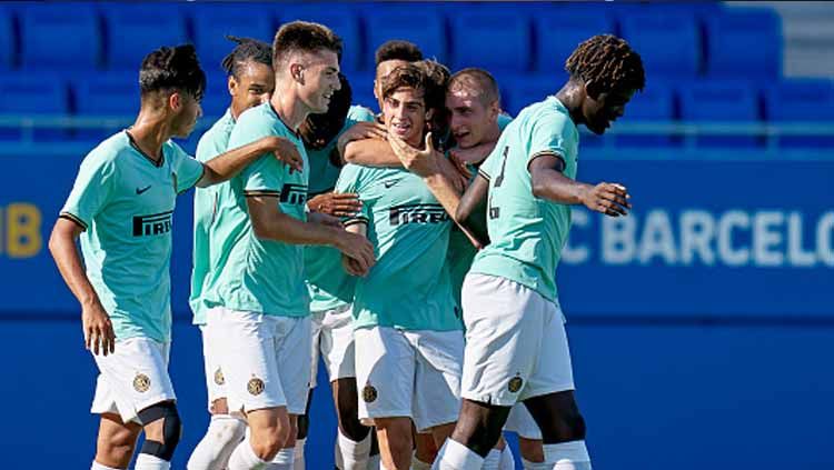 Selebrasi para pemain Inter Milan U-19 Copyright: © Quality Sports Images/GettyImages