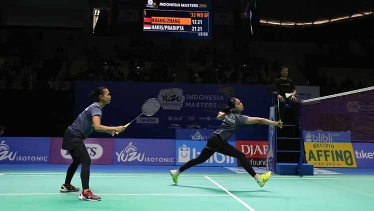 Della dan Rizki melaju ke final Indonesia Masters 2019 usai mengalahkan wakil China. Copyright: © Humas PBSI