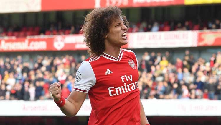 David Luiz buka suara soal masa depannya bersama Arsenal dan perkembangan sepak bola Brasil. Copyright: © Stuart MacFarlane/Arsenal FC via Getty Images