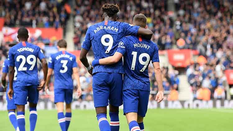 Mason Mount (kanan) yakin dibawah arahan Frank Lampard Chelsea dapat meraih gelar bergengsi diakhir musim 2019-2020 Copyright: © Darren Walsh/Chelsea FC via Getty Images