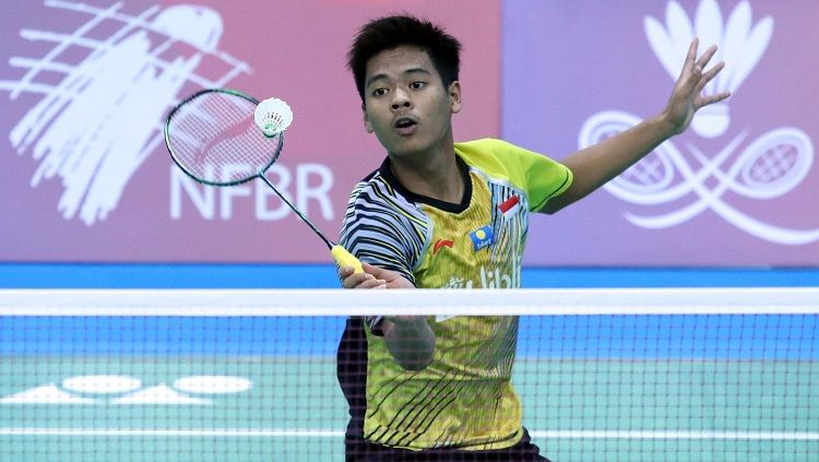 Tunggal putra Indonesia, Syabda Perkasa Belawa tak mau jemawa meski sukses menjadi kuda hitam pada debutnya di ajang Piala Thomas 2022. Copyright: © PBSI