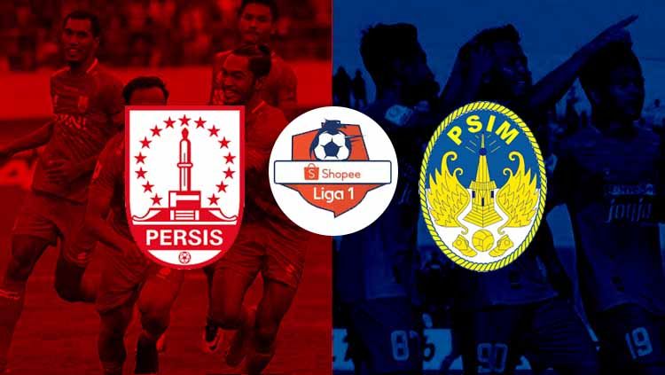 Logo Persis Solo, Liga 1, dan PSIM Yogyakarta. Copyright: © INDOSPORT