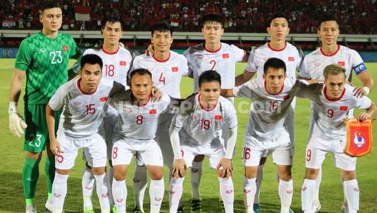 Vietnam sepertinya tidak khawatir meski Timnas Indonesia saat ini diarsiteki oleh eks pelatih Korea Selatan di Piala Dunia 2018, Shin Tae-yong. Copyright: © Nofik Lukman Hakim/INDOSPORT