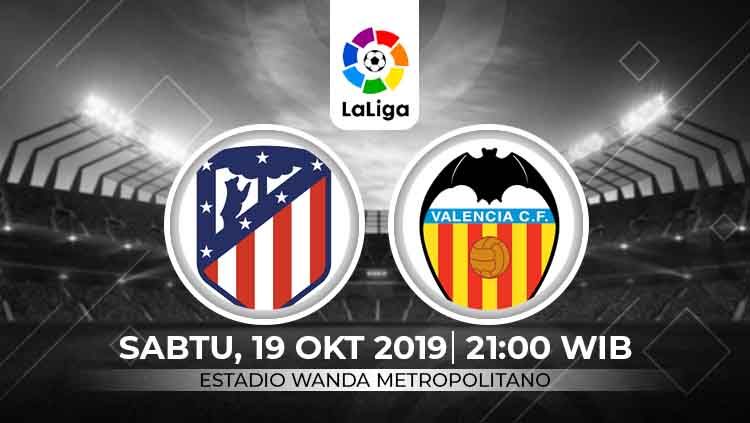 Prediksi LaLiga Spanyol antara Atletico Madrid vs Valencia. Copyright: © INDOSPORT