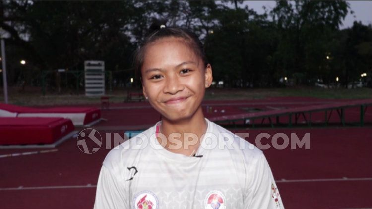 Diva Renatta Jayadi, atlet lompat galah Indonesia yang maju ke SEA Games 2019. Copyright: © Shintya Anya Maharani/INDOSPORT