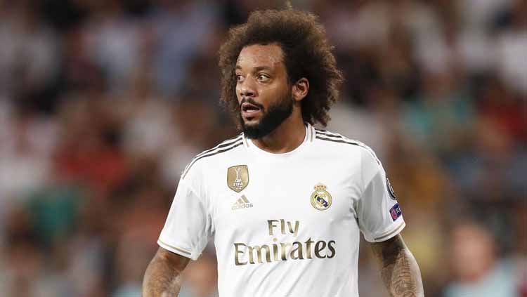 Pemain Real Madrid, Marcelo, dikabarkan sudah terbuka dengan peluang gabung Inter Milan. Namun, ada satu hal yang menjadi penghambat transfer dirinya. Copyright: © ANP Sport via Getty Images
