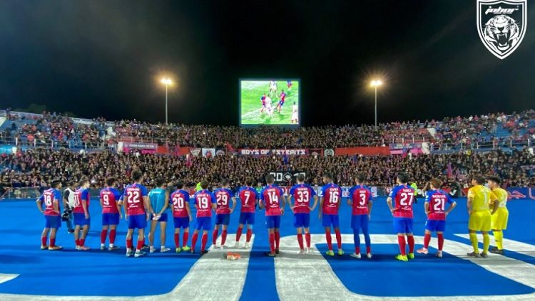 Tim Johor Darul Ta'zim (JDT) meninggalkan markasnya, Stadion Larkin, setelah enam tahun. Copyright: © Fox Sports Asia