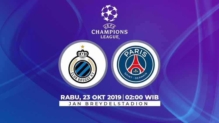 Laga Club Brugge vs PSG bisa disaksikan melalui live streaming Copyright: &copy; INDOSPORT