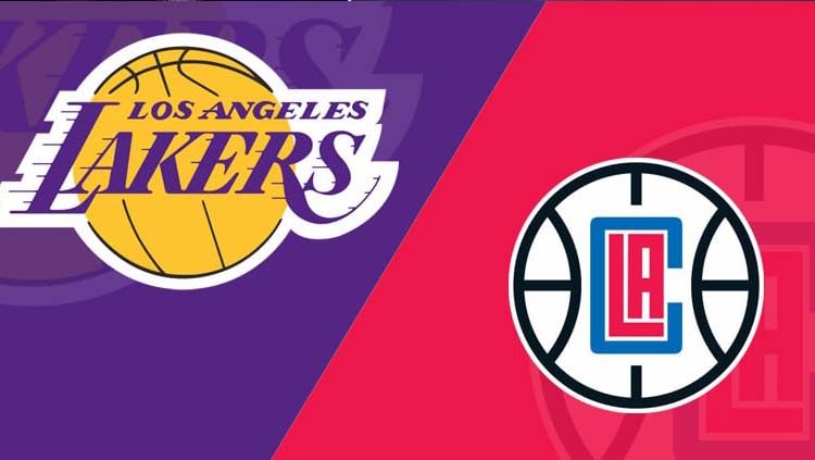 Dua tim NBA yang berbasis di Los Angeles, yaitu Clippers dan Lakers kompak mengambil suara boikot untuk sisa musim NBA 2019/20. Copyright: © LineUps